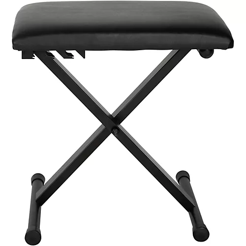 Musician's Gear KS-505-MG Padded Piano Bench Black - musicians--Friend