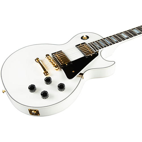 Gibson Custom Les Paul Custom Electric Guitar Alpine White - musicians--Friend