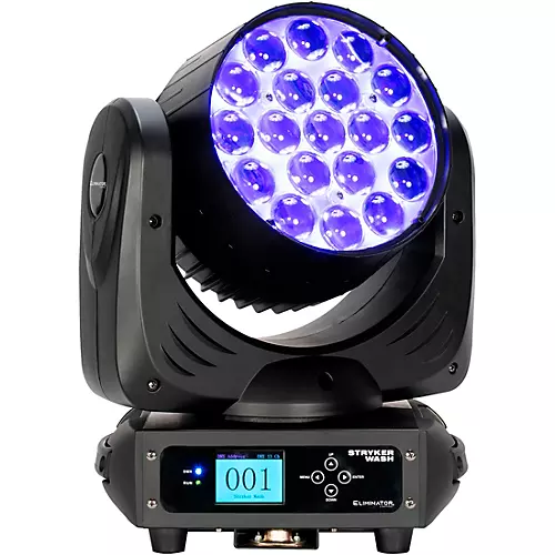 Eliminator Lighting LED Moving Head Stryker Wash Black - musicians--Friend
