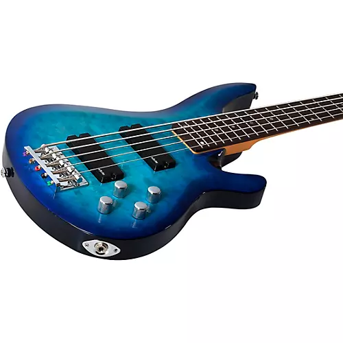 Schecter Guitar Research C-5 Plus Electric Bass See-Thru Cherry Burst - musicians--Friend