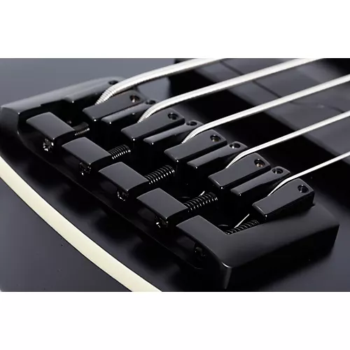Schecter Guitar Research SLS Elite-5 Evil Twin 5-String Electric Bass Satin Black - musicians--Friend
