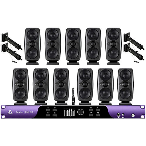 Apogee Symphony Studio 2x12 Interface and IK Multimedia iLoud MTM MKII Immersive Bundle - musicians--Friend