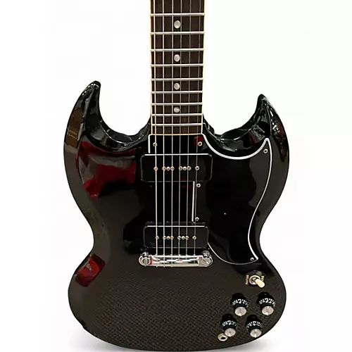Used Gibson SG Special Black Solid Body Electric Guitar Black - musicians--Friend