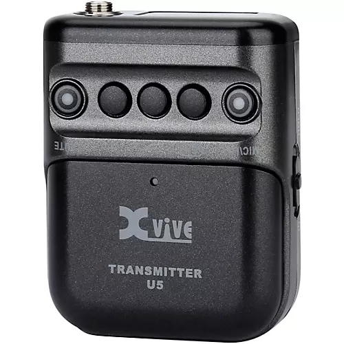 Xvive U5T2 Dual-Channel Wireless System for Lavalier Microphone and Audio Devices Black - musicians--Friend