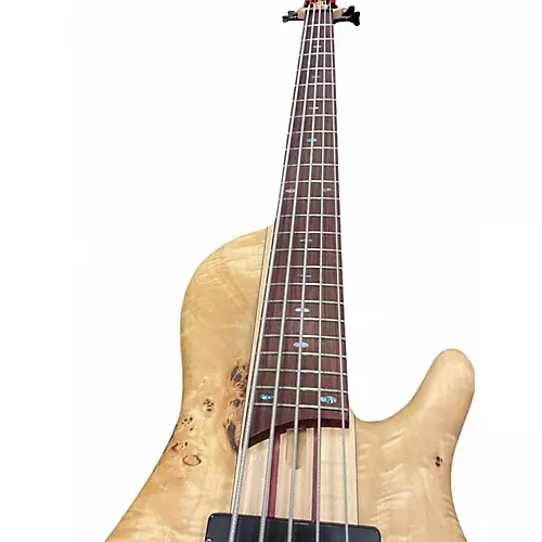 Used Ibanez SRSC805 BURL Electric Bass Guitar BURL - musicians--Friend