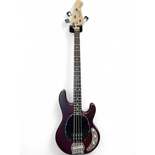 Used Sterling by Music Man STINGRAY 4 Worn Cherry Electric Bass Guitar Worn Cherry - musicians--Friend