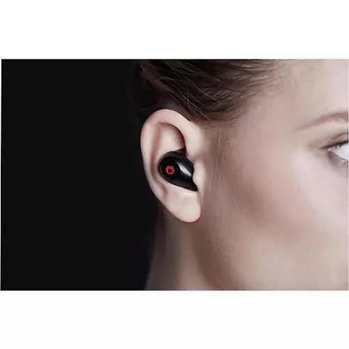Open-Box crazybaby Air Bluetooth Wireless Earbuds Condition 1 - Mint Black - musicians--Friend