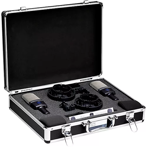 AKG C214 Large-Diaphragm Condenser Microphone - Matched Stereo Pair Black - musicians--Friend