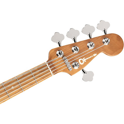 Charvel Pro-Mod San Dimas Bass PJ V 5-String Electric Bass Guitar Metallic Black - musicians--Friend