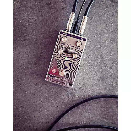 EarthQuaker Devices Time Shadows II Subharmonic Multi-Delay Resonator Effects Pedal Purple and Silver - musicians--Friend