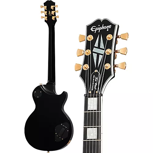 Epiphone Matt Heafy Les Paul Custom Origins Left-Handed Electric Guitar Ebony - musicians--Friend