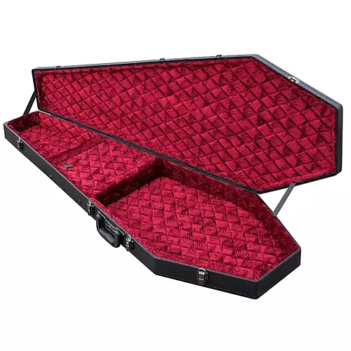 Coffin Case B-195 Bass Guitar Coffin Case Black Black - musicians--Friend