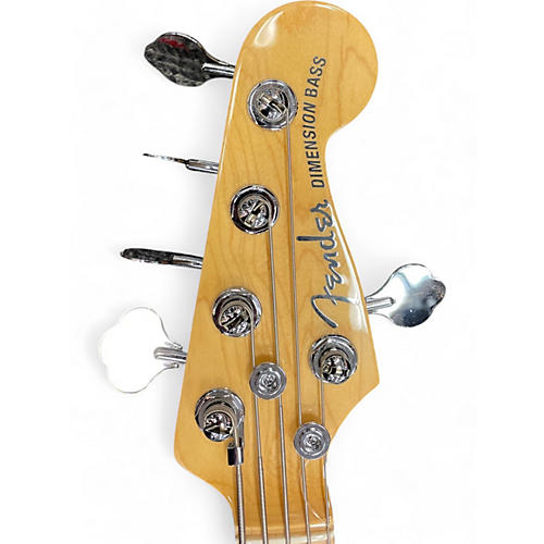 Used Fender American Deluxe Dimension Bass V Brown Electric Bass Guitar Brown - musicians--Friend
