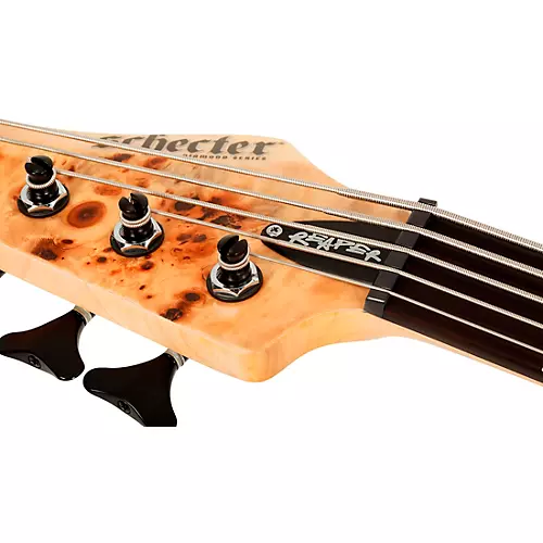 Schecter Guitar Research Reaper-5 Left-Handed Electric Bass Natural Satin - musicians--Friend