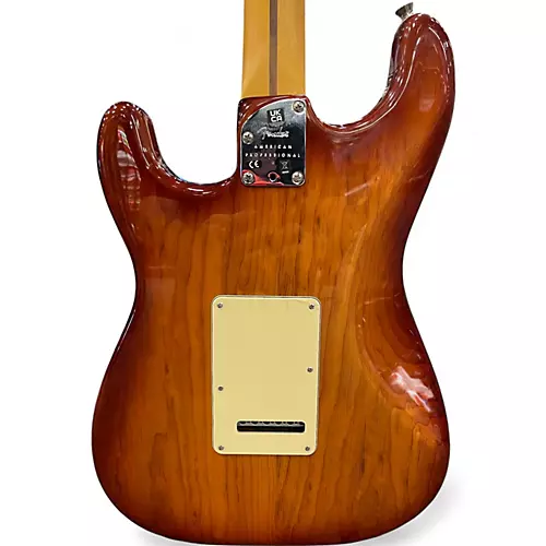 Used 2023 Fender American Professional II Stratocaster Sienna Burst Solid Body Electric Guitar Sienna Burst - musicians--Friend