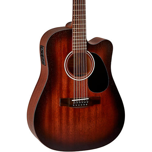 Mitchell T331-TCE-BST Terra 12-String Acoustic-Electric Dreadnought Mahogany Top Guitar Edge Burst - musicians--Friend