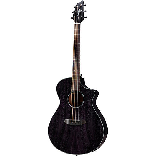 Breedlove Rainforest S African Mahogany Concert Acoustic-Electric Guitar Midnight Blue - musicians--Friend