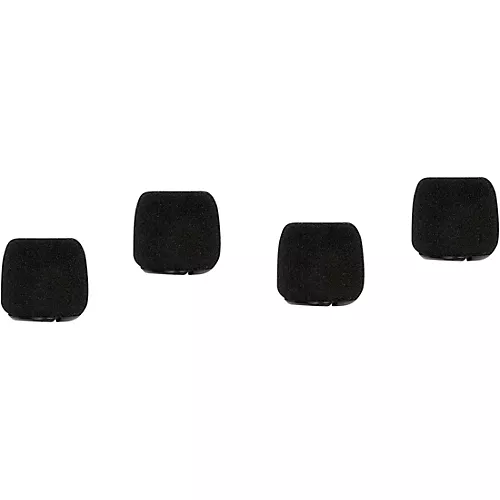 Shure ACVO4WS-B Black Foam Windscreen for Centraverse Overhead Condenser Microphones (Contains Four) - musicians--Friend