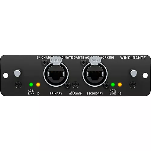 Behringer WING-DANTE 64-Channel Dante Expansion Card - musicians--Friend