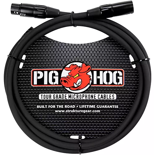 Pig Hog Microphone Cable 8 mm XLR Male to XLR Female 30 ft. - musicians--Friend