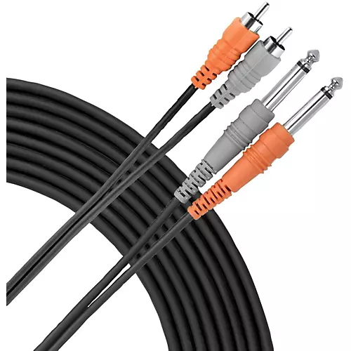 Livewire Essential Interconnect Dual Cable RCA Male to 1/4