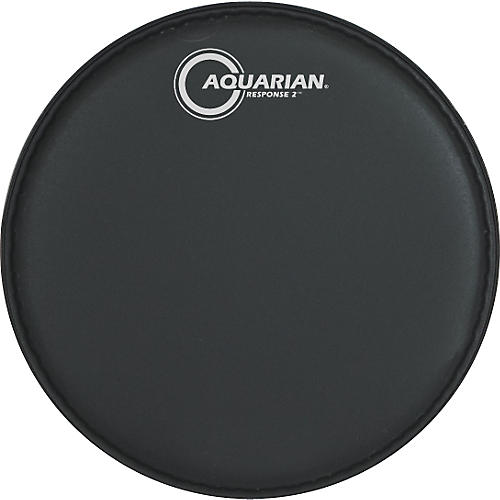 Aquarian Response 2 Drum Head (Black) 18 in. - musicians--Friend