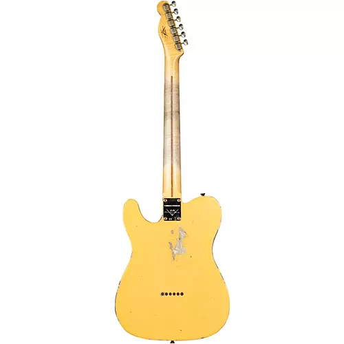 Fender Custom Shop Limited-Edition '53 Telecaster Relic Electric Guitar Aged Nocaster Blonde - musicians--Friend