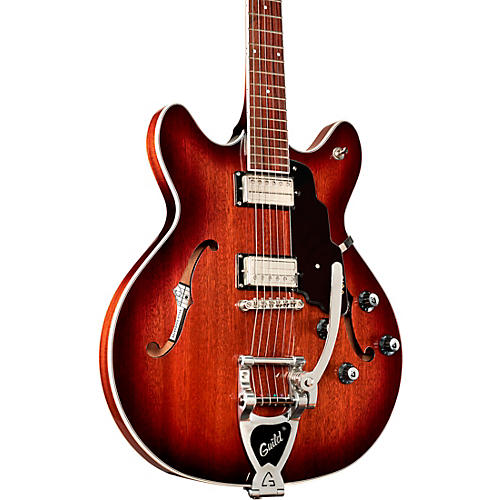 Guild Starfire I DC With Guild Vibrato Tailpiece Semi-Hollow Electric Guitar California Burst - musicians--Friend