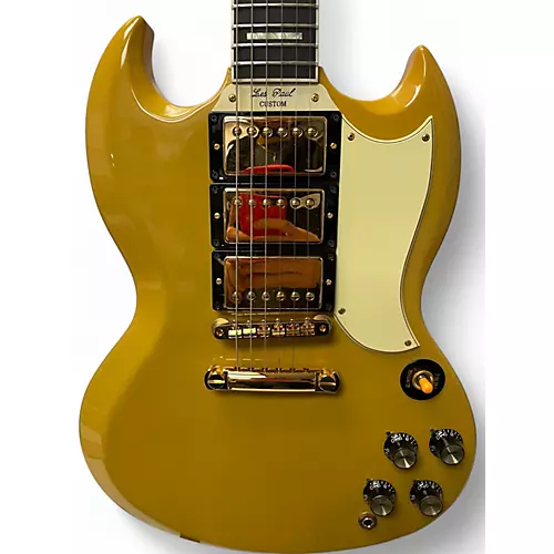 Used Gibson LES PAUL 30TH ANNIVERSARY CUSTOM SHOP TV Yellow Solid Body Electric Guitar TV Yellow - musicians--Friend