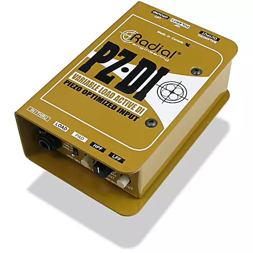 Radial Engineering PZ-DI Acoustic/Orchestral Instrument Active Direct Box - musicians--Friend