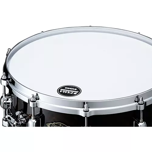 TAMA Starclassic Walnut/Birch Snare Drum With Chrome Shell Hardware 14 x 5 in. Gloss Black Walnut Burl - musicians--Friend