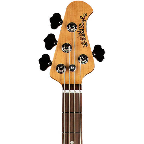 Ernie Ball Music Man StingRay Special HH Electric Bass Guitar Black and Chrome - musicians--Friend