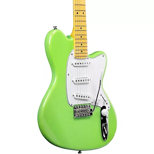 Ibanez Yvette Young YY10 Signature Electric Guitar Slime Green Sparkle - musicians--Friend