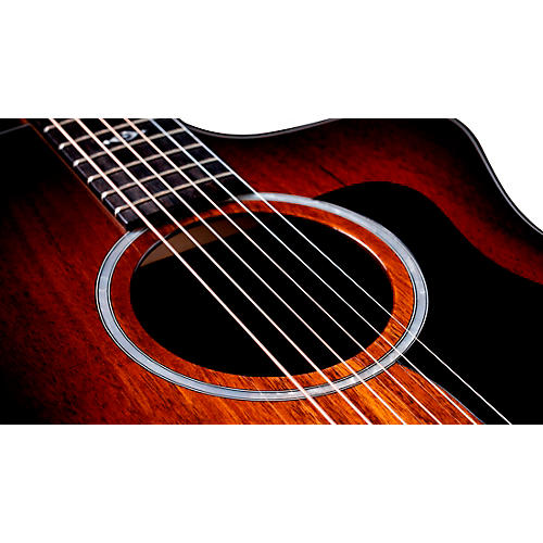 Taylor 224ce-K Deluxe Grand Auditorium Acoustic-Electric Guitar Shaded Edge Burst - musicians--Friend
