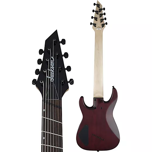 Jackson X Series Dinky Arch Top DKAF8 MS 8-String Multi-Scale Electric Guitar Stained Mahogany - musicians--Friend