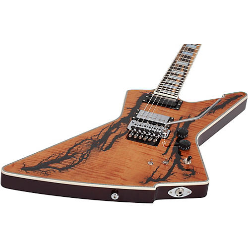 Schecter Guitar Research E-1 FR-S Electro-Resin Electric Guitar Gloss Natural - musicians--Friend