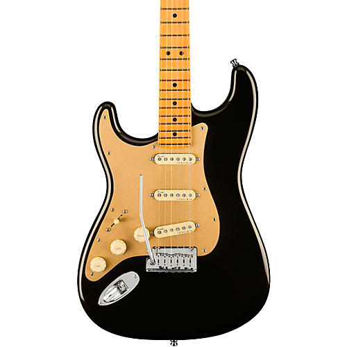 Fender American Ultra Stratocaster Maple Fingerboard Left-Handed Electric Guitar Texas Tea - musicians--Friend