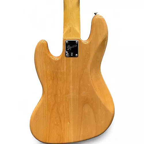Used Squier Jazz Bass 5 String Maple Electric Bass Guitar Maple - musicians--Friend