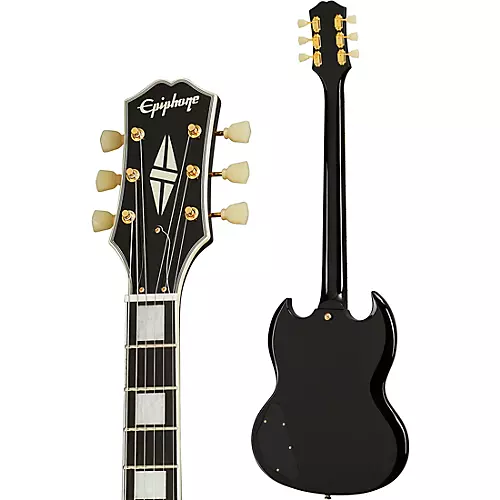 Epiphone SG Custom Electric Guitar Ebony - musicians--Friend