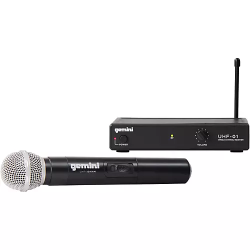 Gemini UHF-01M Wireless Handheld Microphone System F3 - musicians--Friend