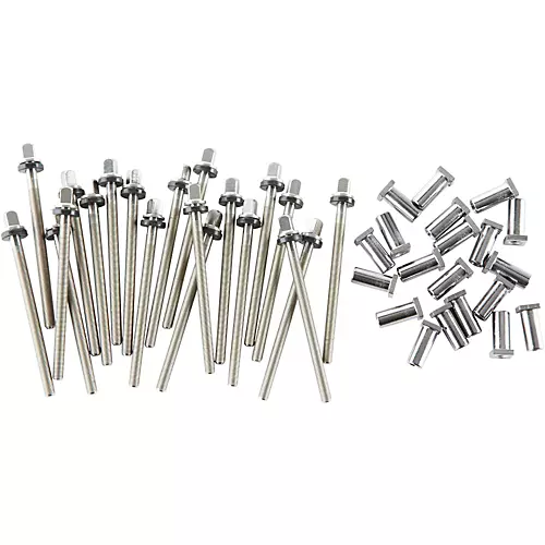 DW True Pitch Snare Drum Tension Rods (20-pack) 5.5 Inch Deep Drum - musicians--Friend