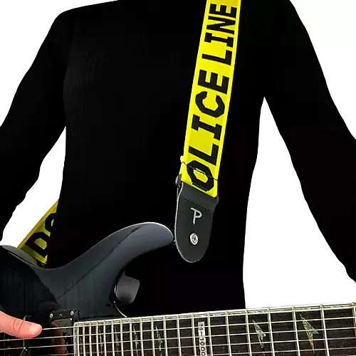 Perri's PERRIS NWSPL59 NYLON POLICE LINE DO NOT CROSS GTR STRAP - musicians--Friend