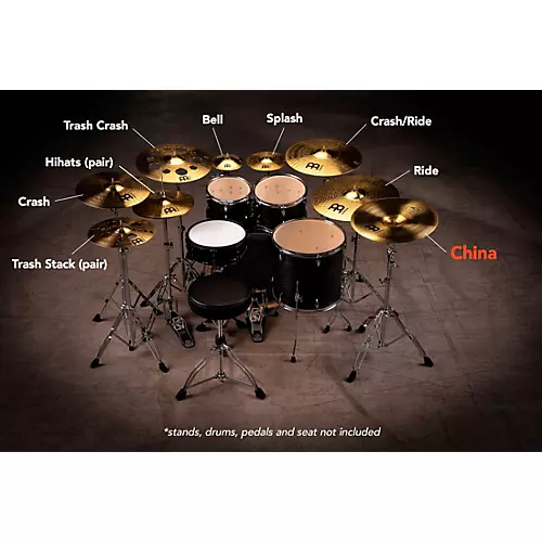 MEINL HCS China Cymbal 14 in. - musicians--Friend