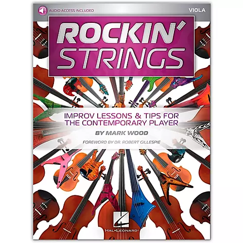 Hal Leonard Rockin' Strings: Viola - Improv Lessons & Tips for the Contemporary Player Book/Audio Online - musicians--Friend