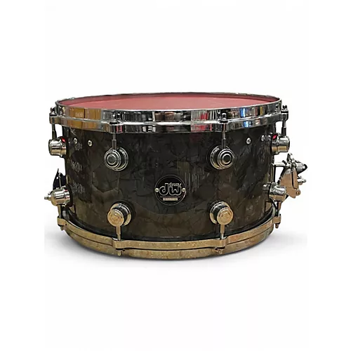 Used DW 14X7 Custom Performance Series Black Diamond Drum Black Diamond 214 - musicians--Friend