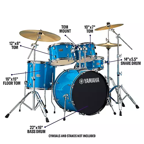 Yamaha Rydeen 5-Piece Shell Pack With 22