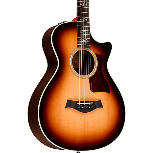 Taylor 412ce 12-Fret Special Edition Grand Concert Acoustic-Electric Guitar Shaded Edge Burst - musicians--Friend