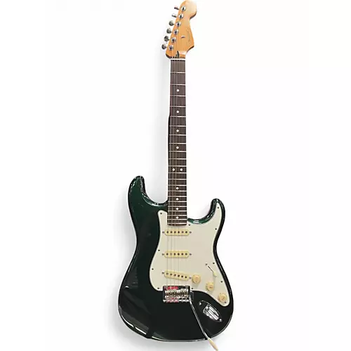 Used Fender Player Stratocaster GREEN BRITISH Solid Body Electric Guitar GREEN BRITISH - musicians--Friend