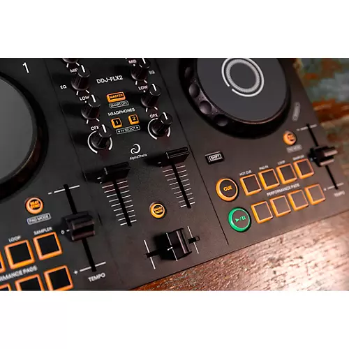 AlphaTheta DDJ-FLX2 Entry Level DJ Controller for rekordbox and Serato Black - musicians--Friend