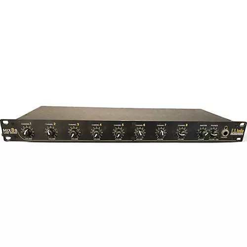 Used Whirlwind MIX-8S RACKMOUNT 8CH LINE MIXER MultiTrack Recorder - musicians--Friend